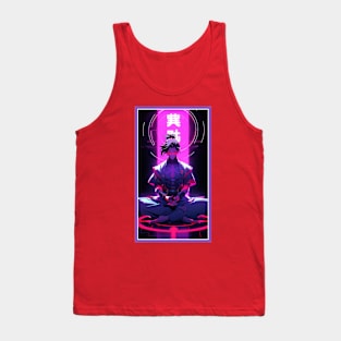 Anime Hero Power Meditation | Quality Anime Artwork | Anime Power Energy Meditation |  Manga Anime Art Tank Top